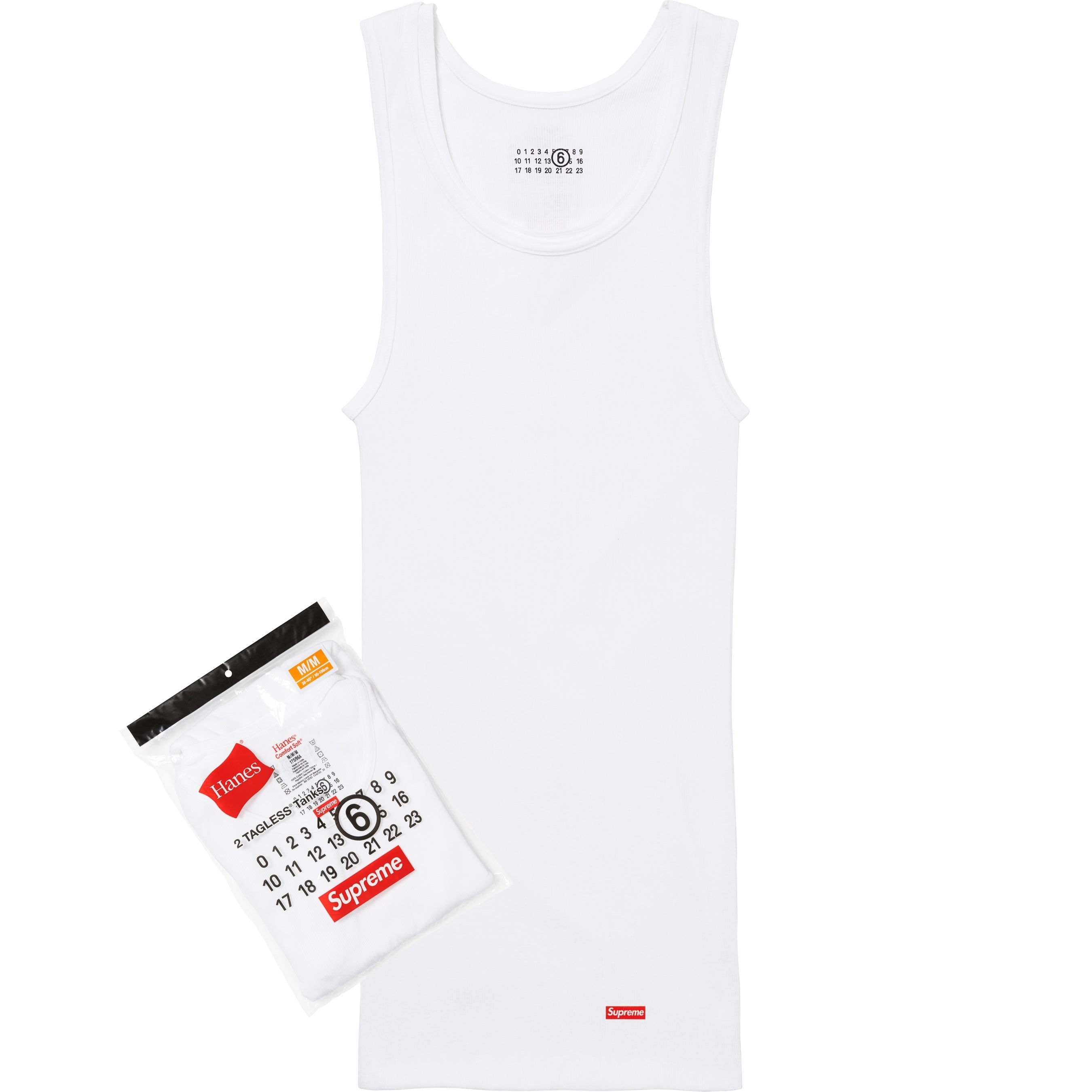 Supreme®/MM6 Maison Margiela/Hanes® Tagless Tank Top (1 Pack) view 9